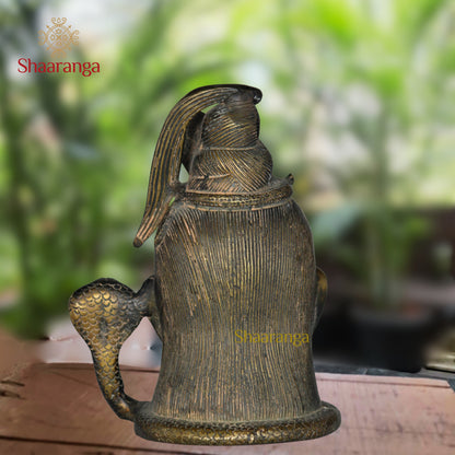 7.5 Inches Brass Shiva Head