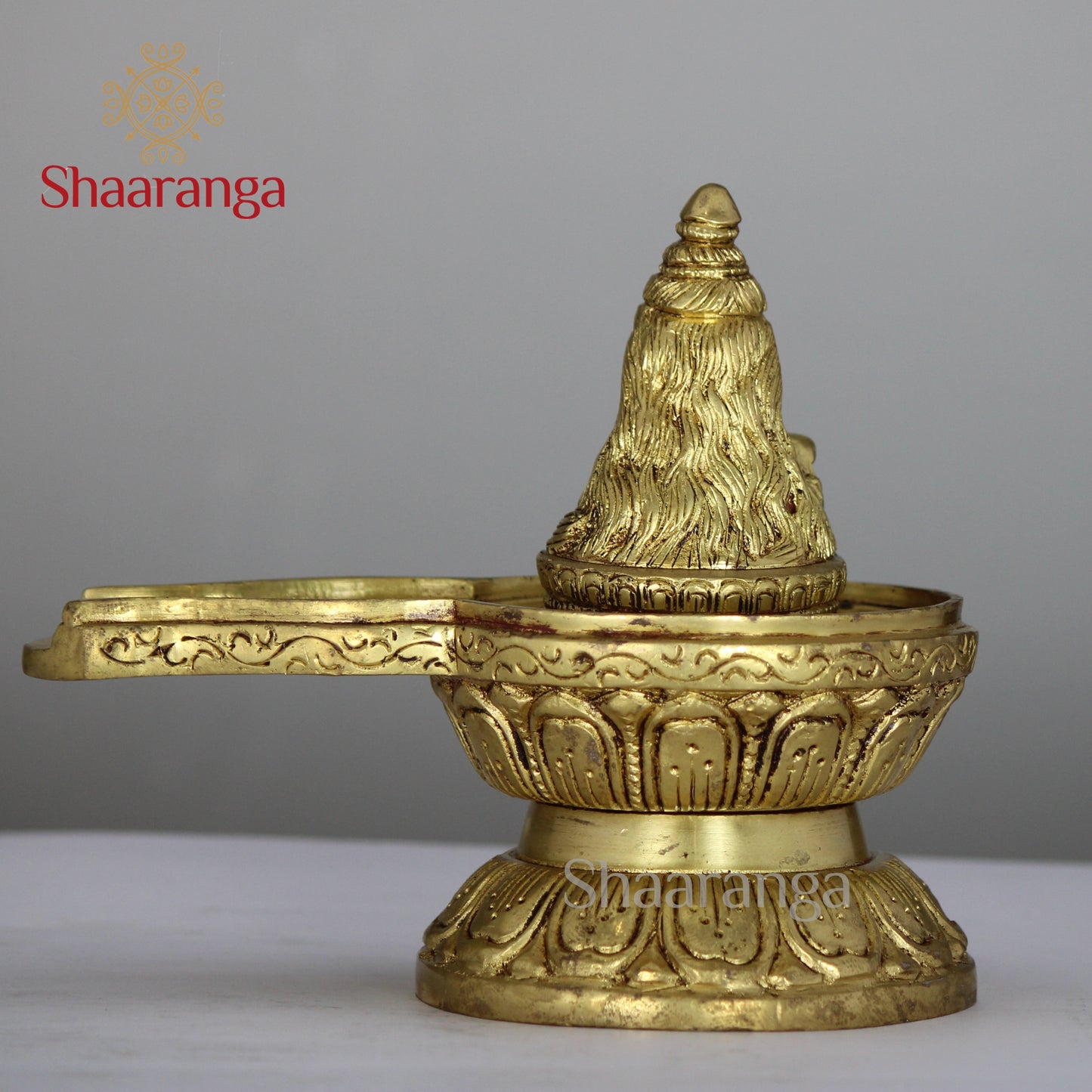 5.5 Inches Brass Shivlingam