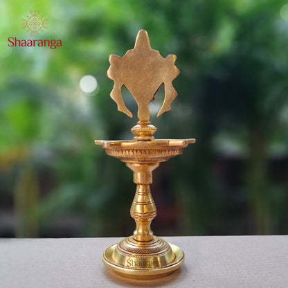 9.5 Inches Brass Chakra Lamp