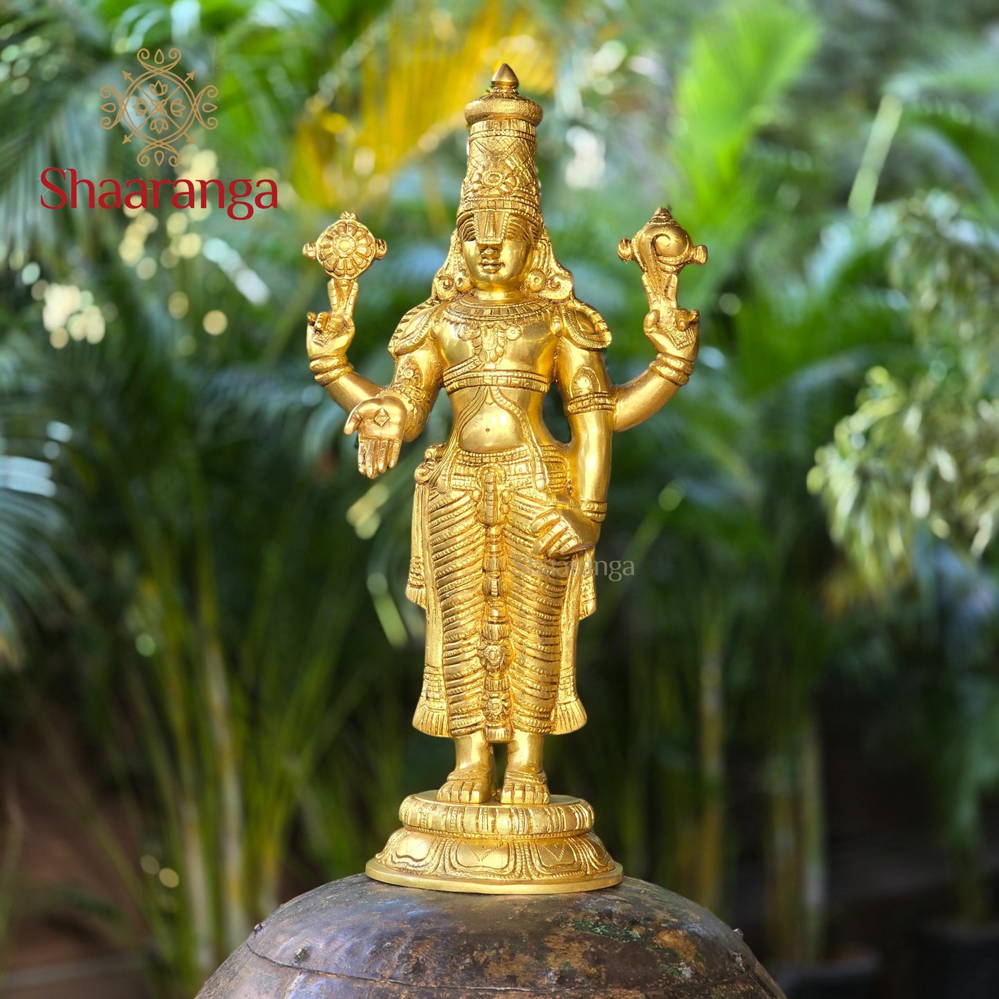 18 Inches Brass Tirumala Venkateshwara Swamy Idol - Balaji