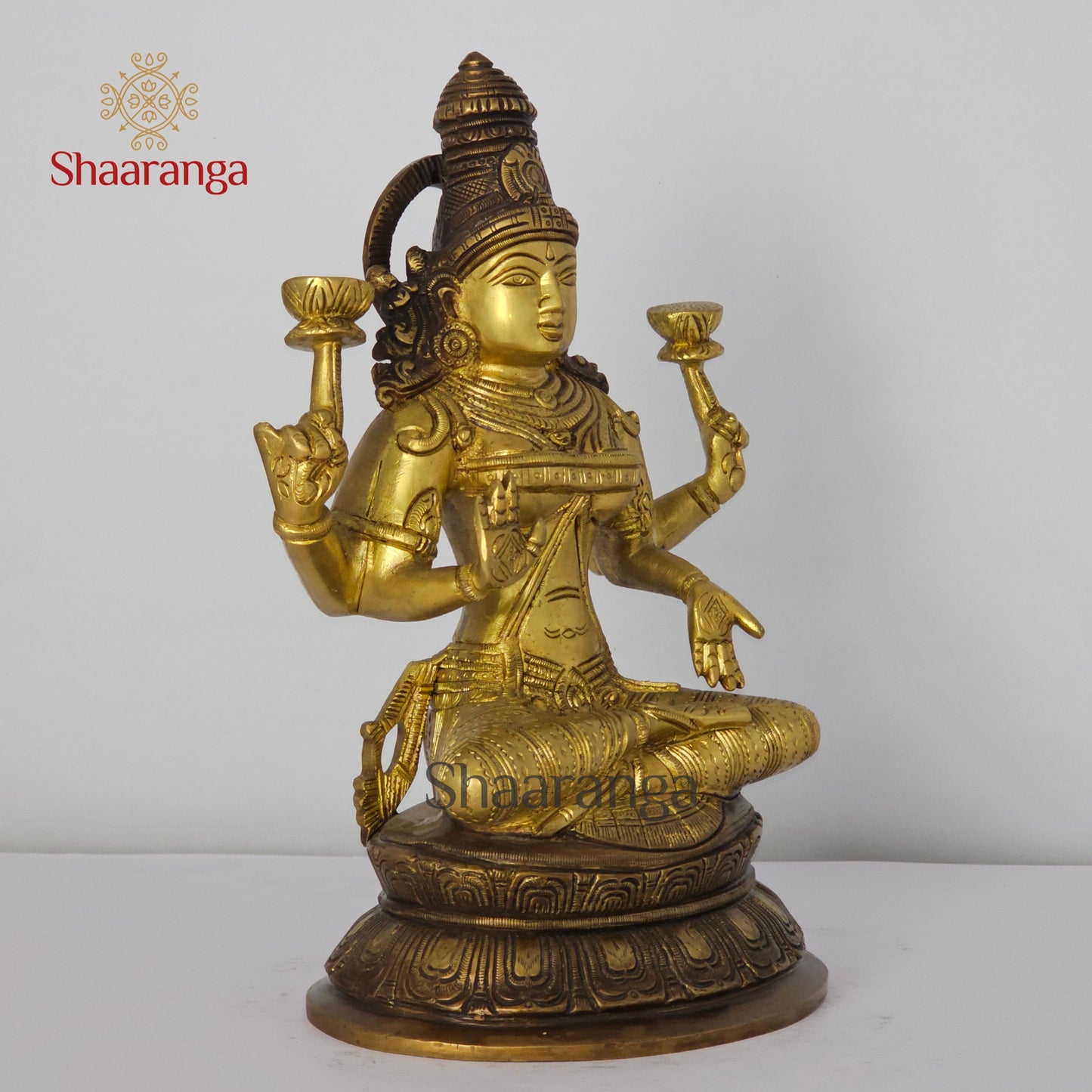 11 Inches Bronze Lakshmi