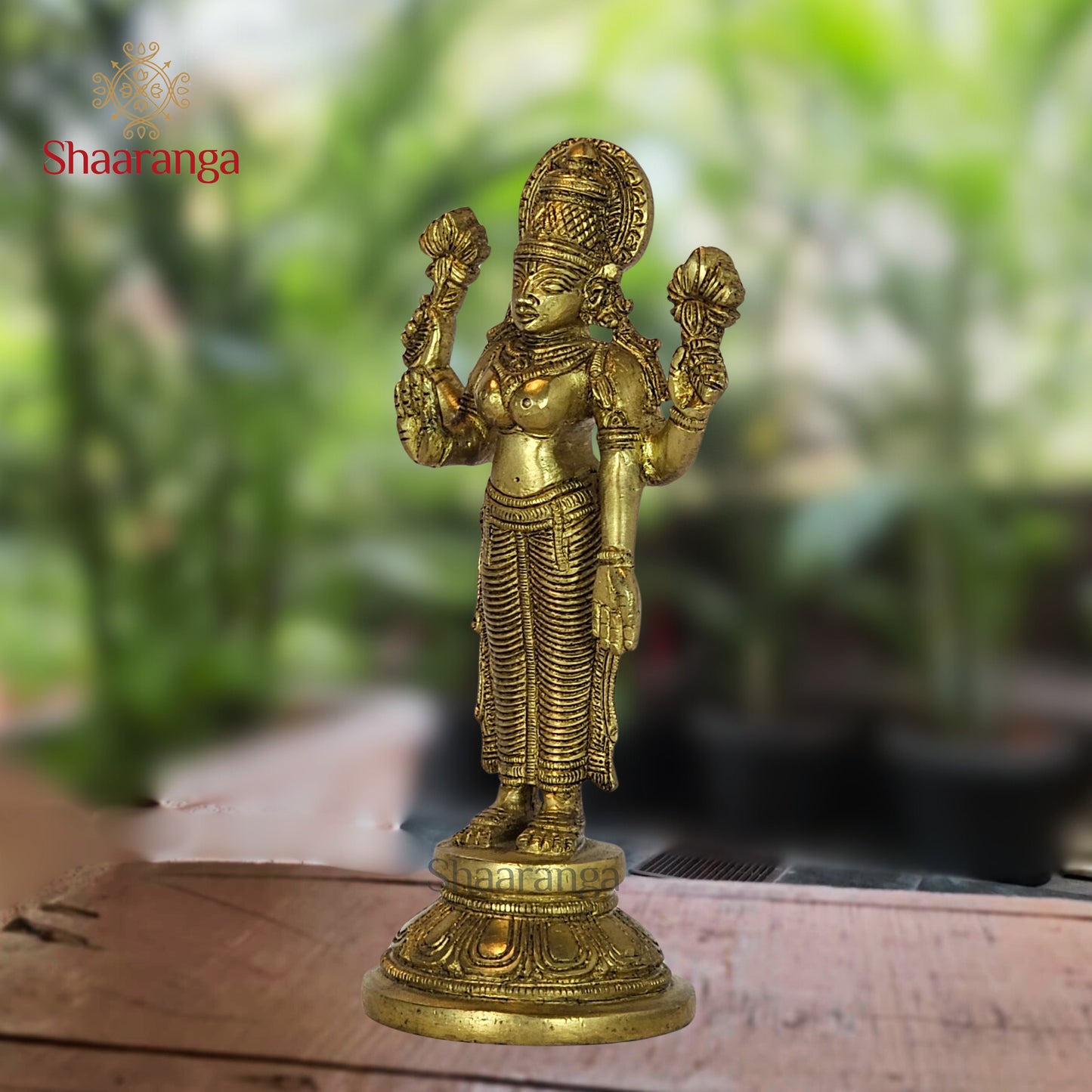 8.5 Inches Brass Lakshmi Standing