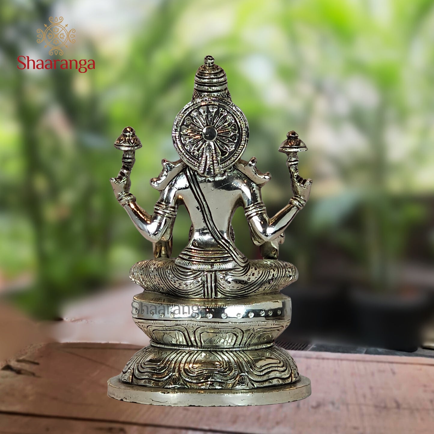 8 Inches Brass Dhan Lakshmi