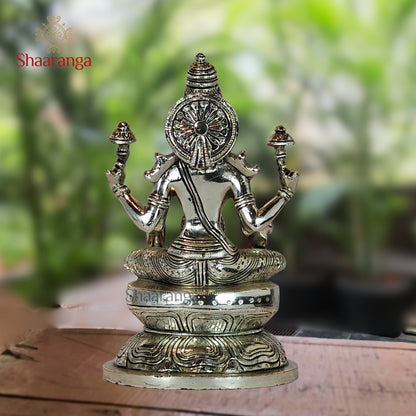 8 Inches Brass Dhan Lakshmi