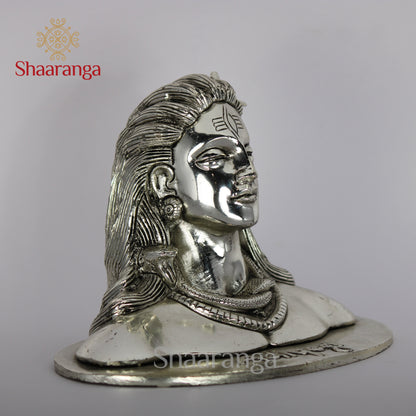 5 Inches Brass Shiva Adi Yogi Statue - Handcrafted Meditation Idol