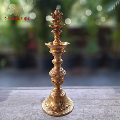 16 Inches Bronze  Ganesha Lamp