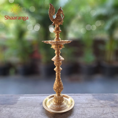 25 Inches Bronze Ornamental Lamp