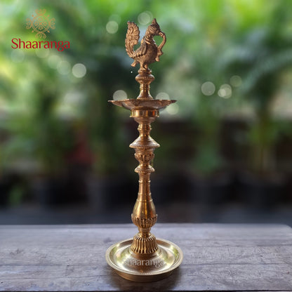 26  Inches Bronze Plain Lamp