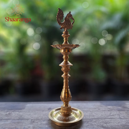 26  Inches Bronze Plain Lamp