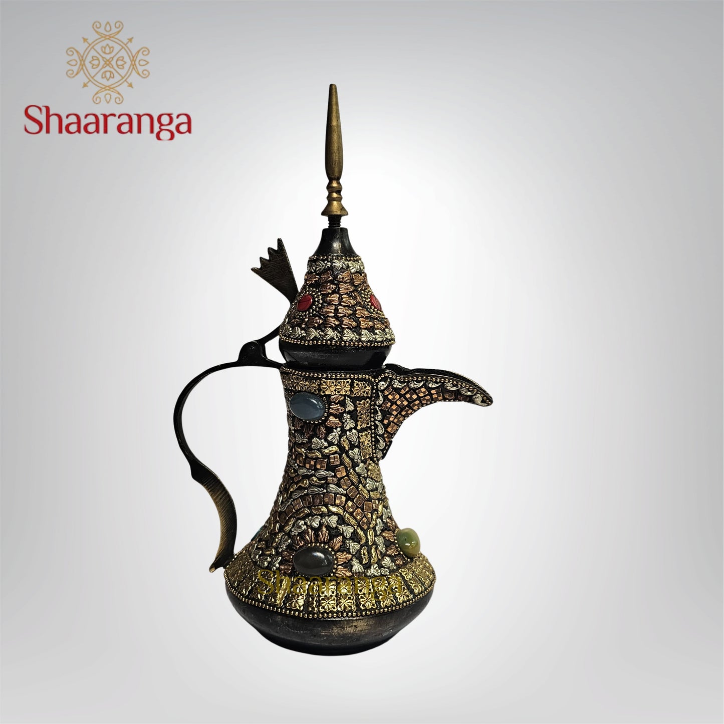 10 Inches Copper Surani with Brass Fitting