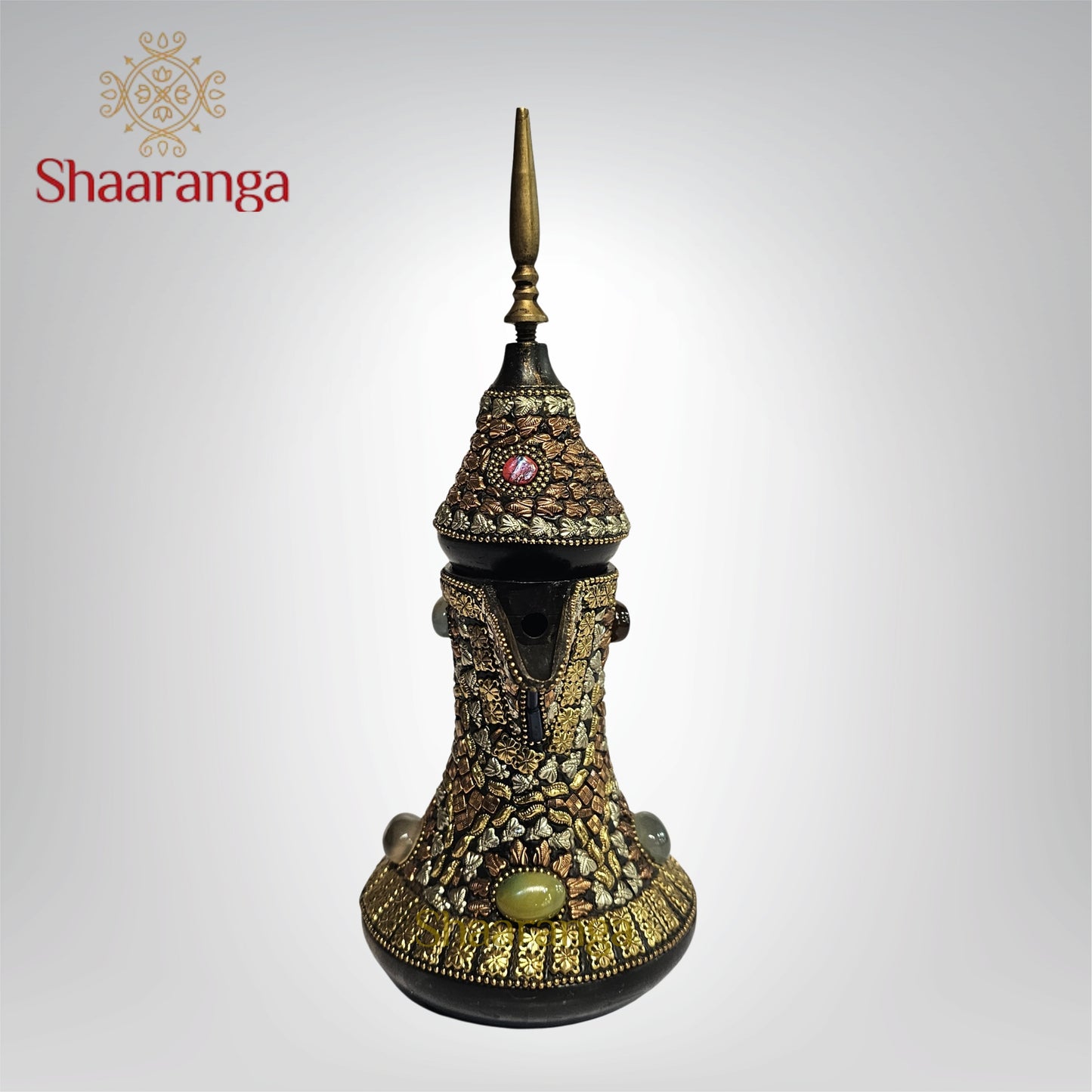 10 Inches Copper Surani with Brass Fitting