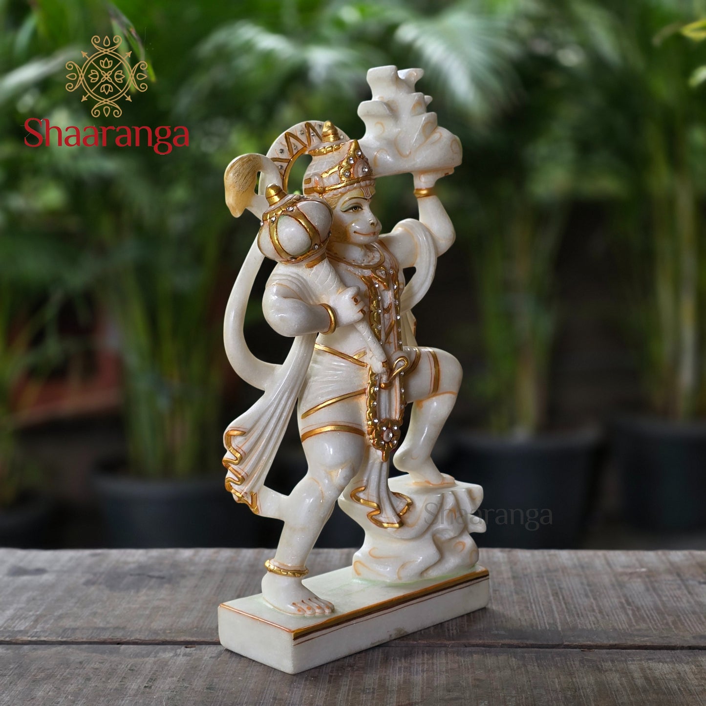 17 Inches Marble Sanjeevani Hanuman Idol