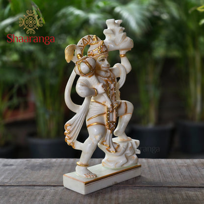 17 Inches Marble Sanjeevani Hanuman Idol