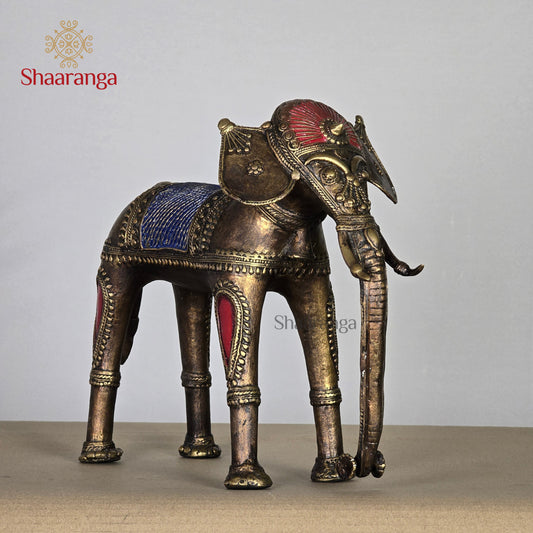 10 Inches Brass Elephant