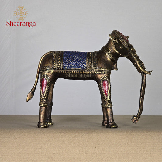 10 Inches Brass Elephant