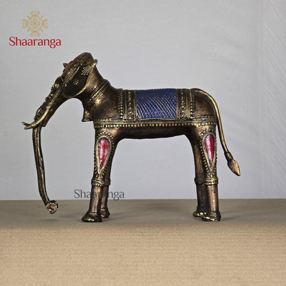10 Inches Brass Elephant