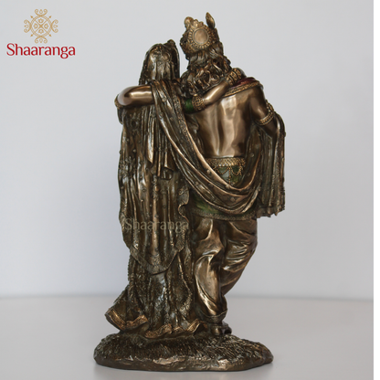 12 Inches Polyresin Radha Krishna Flute