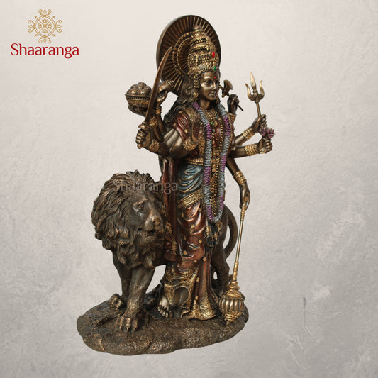11 Inches Polyresin Durga Devi