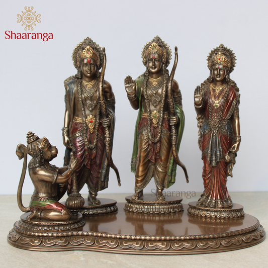 8 Inches Polyresin Ram Darbar Set
