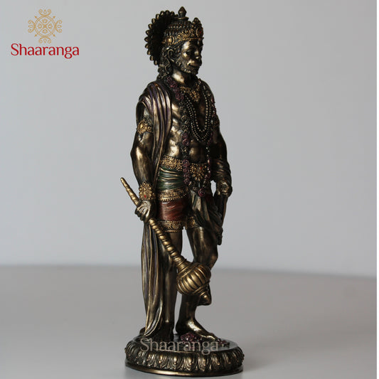 10 Inches Polyresin  Hanuman Standing