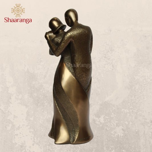 10 Inches Polyresin Family of Three