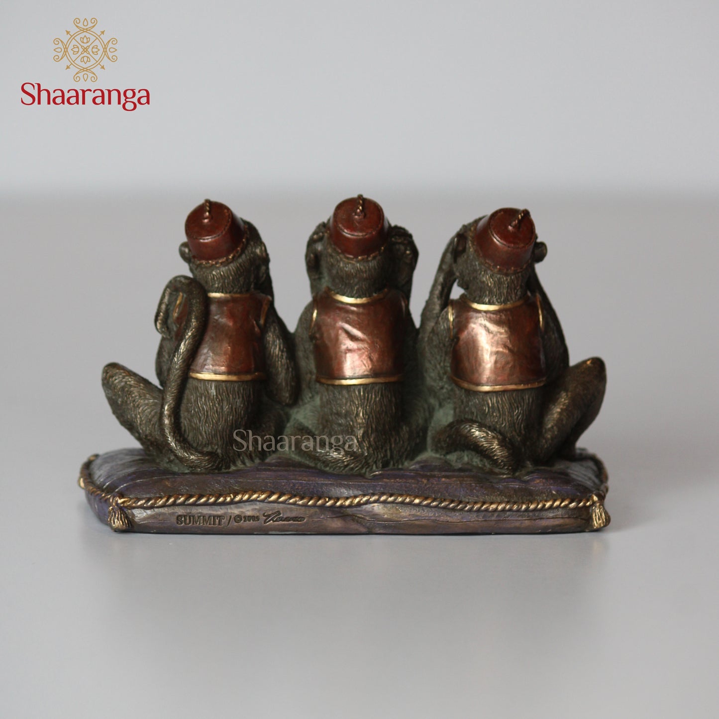 4 Inches Polyresin  3 Wise Monkey