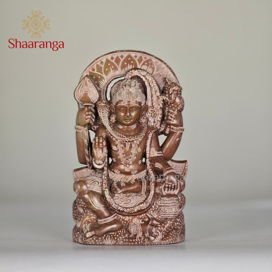 6.5 Inches Stone Shiva Soft Stone