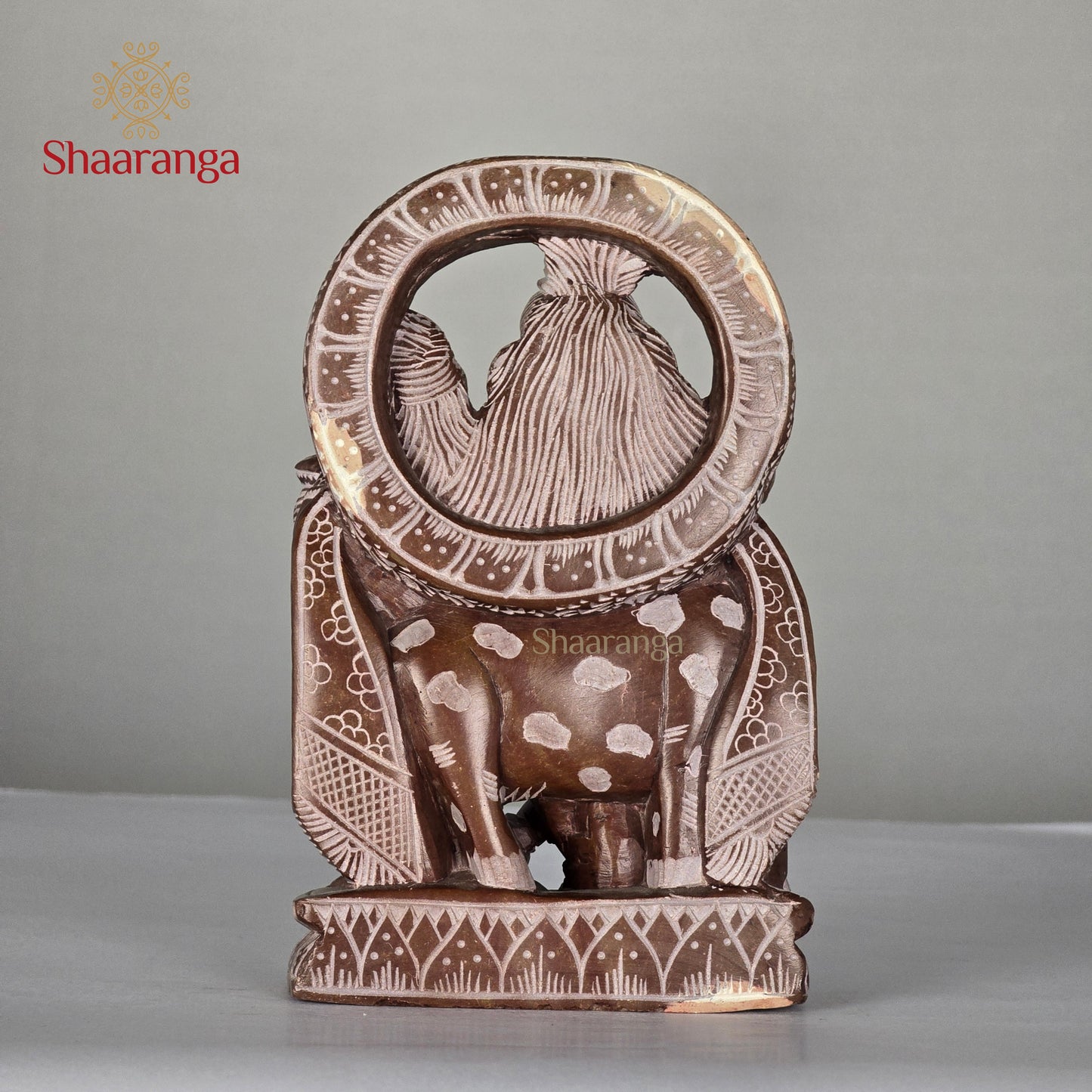 6.5 Inches Stone Radha Krishna Soft Stone