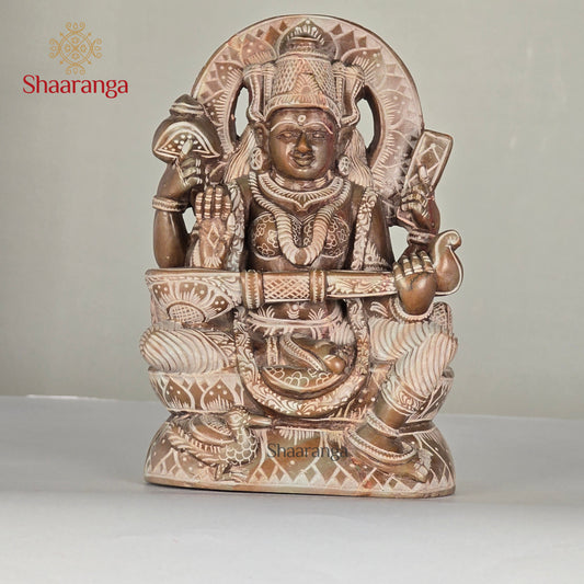 6 Inches Stone Saraswathi Soft Stone