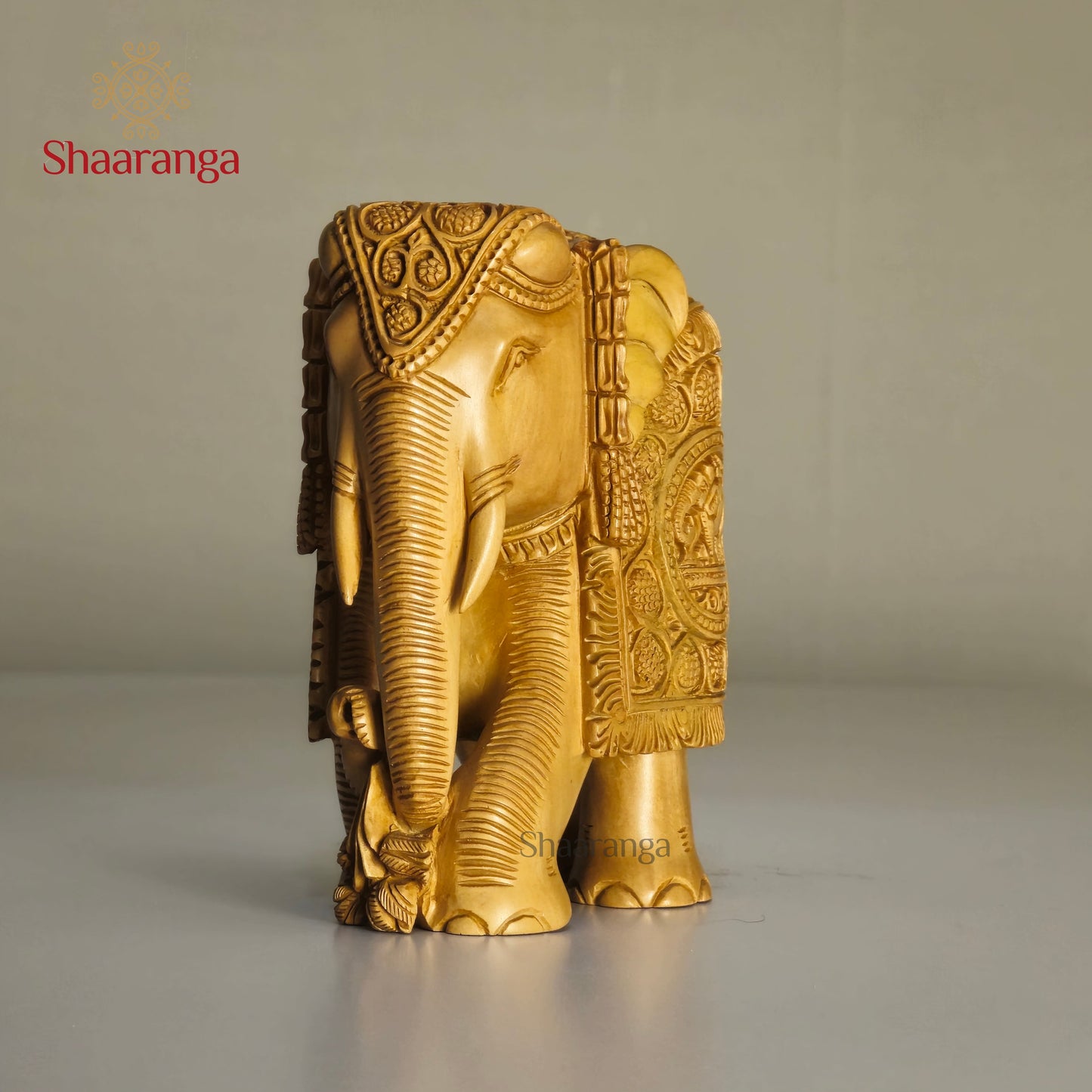 5 Inches Sandalwood  Elephant Carving