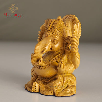 2.5 Inches Sandalwood Ganesh