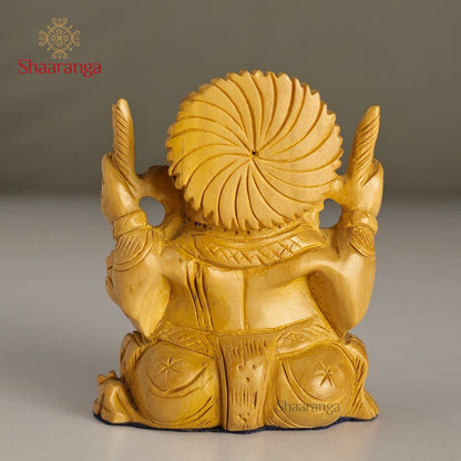2.5 Inches Sandalwood Ganesh