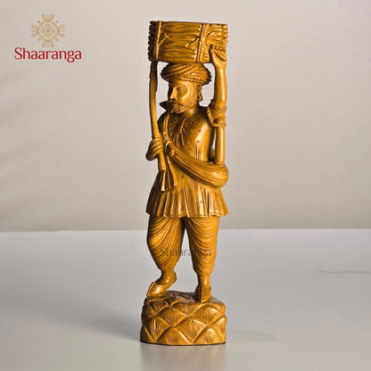 8 Inches Sandalwood Male Decorative