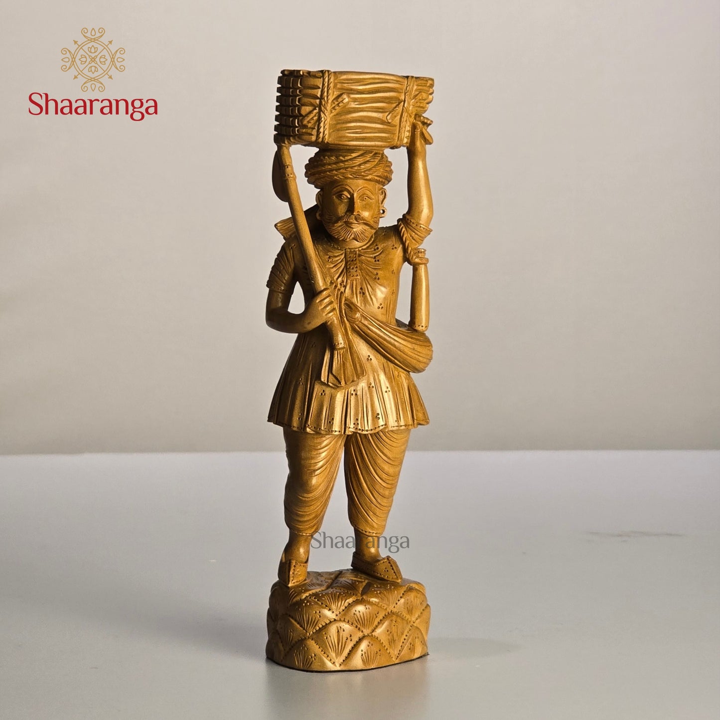 8 Inches Sandalwood Male Decorative