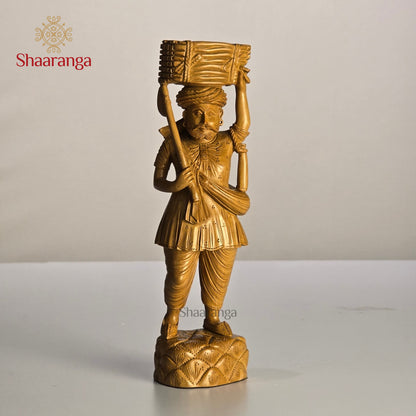 8 Inches Sandalwood Male Decorative