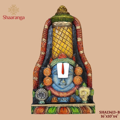 15 Inches Wood Balaji Hanging