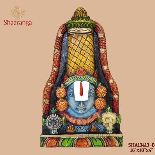 15 Inches Wood Balaji Hanging
