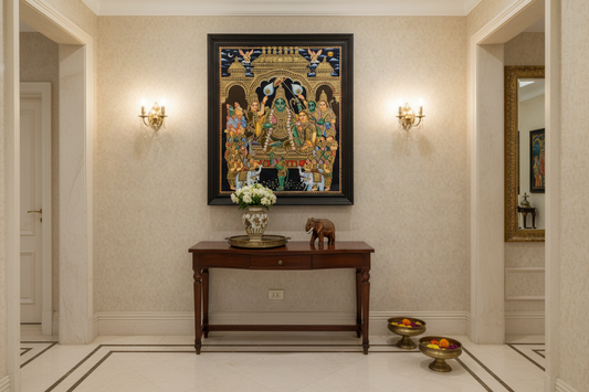 Elegant foyer entrance