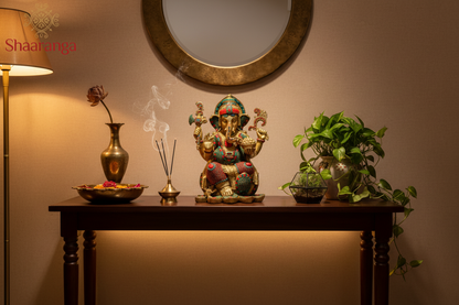 Living Room Console Styling